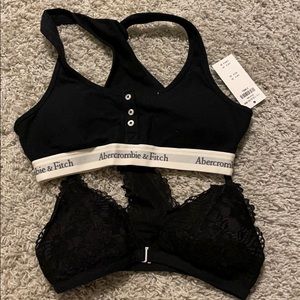 Black A&F bra bundle